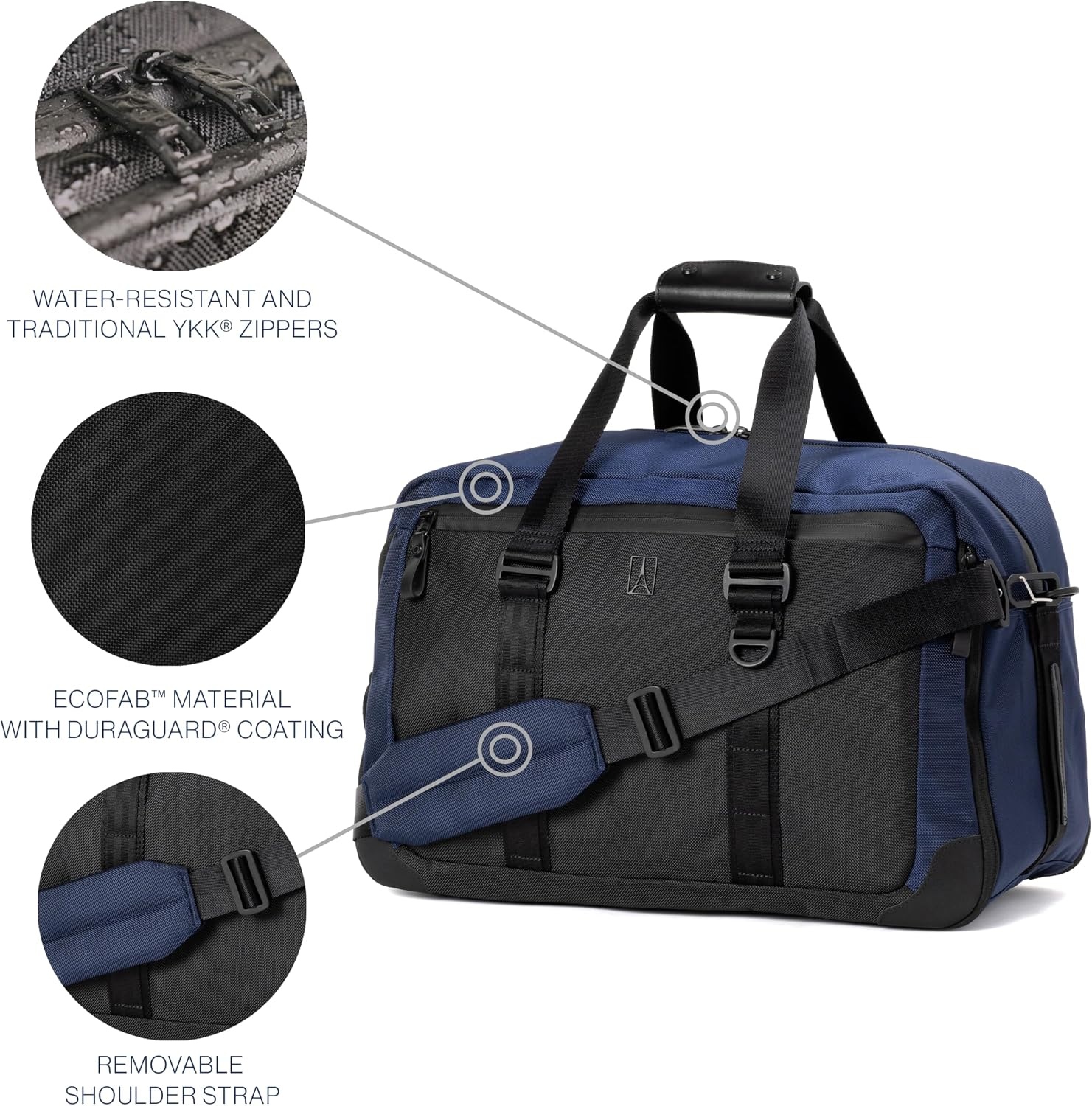 image:imageTravelpro Altitude Double Expansion Duffel Bag Black 4048LAviator Navy