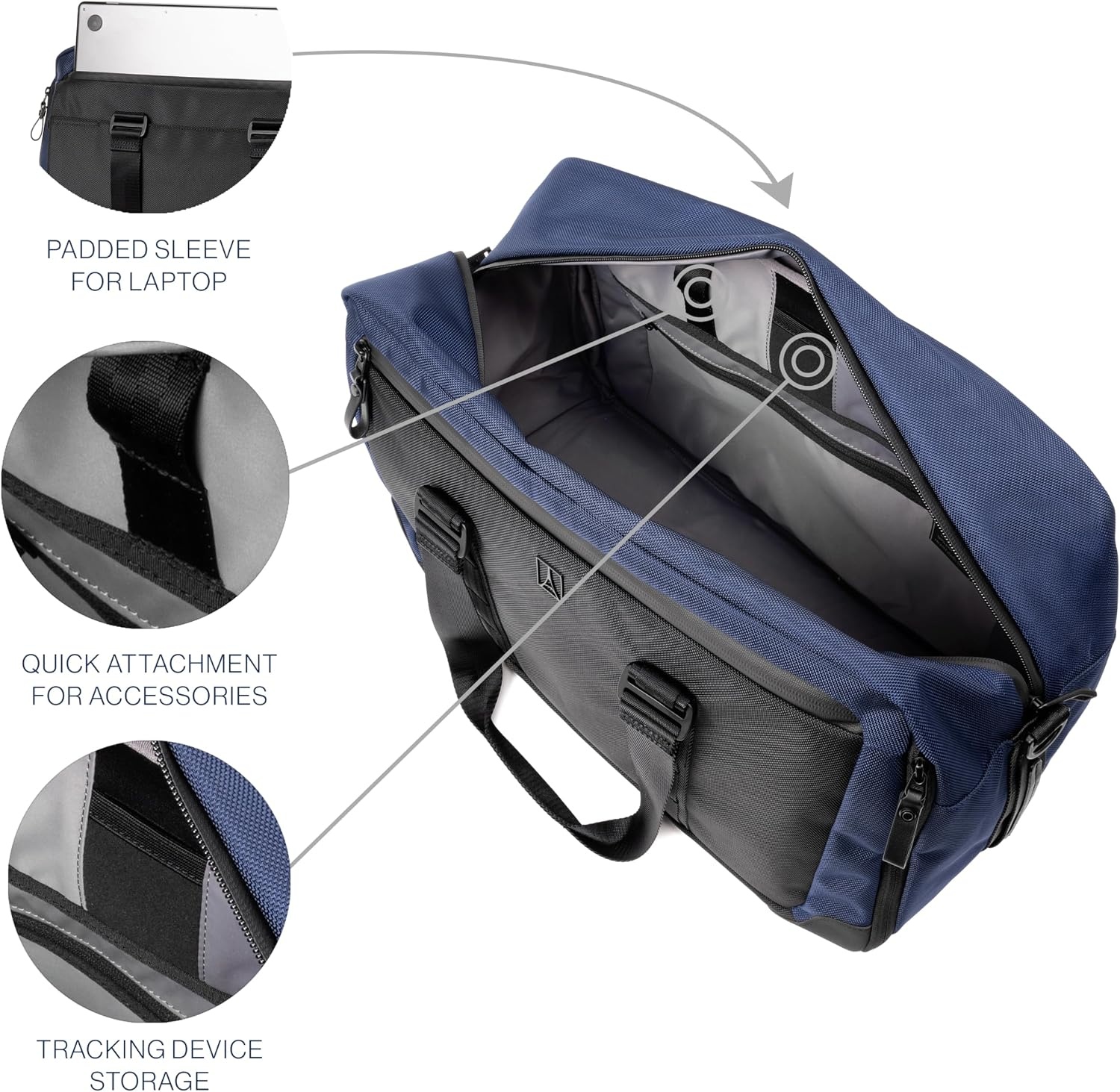 image:imageTravelpro Altitude Double Expansion Duffel Bag Black 4048LAviator Navy