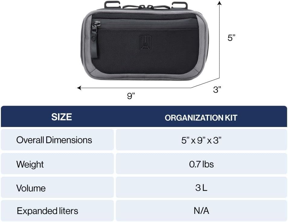 image:imageTravelpro Altitude Travel Essentials Organization Kit Navy Handy for Work amp Business Trips Keeps All Your Accessories Neat Men amp Women