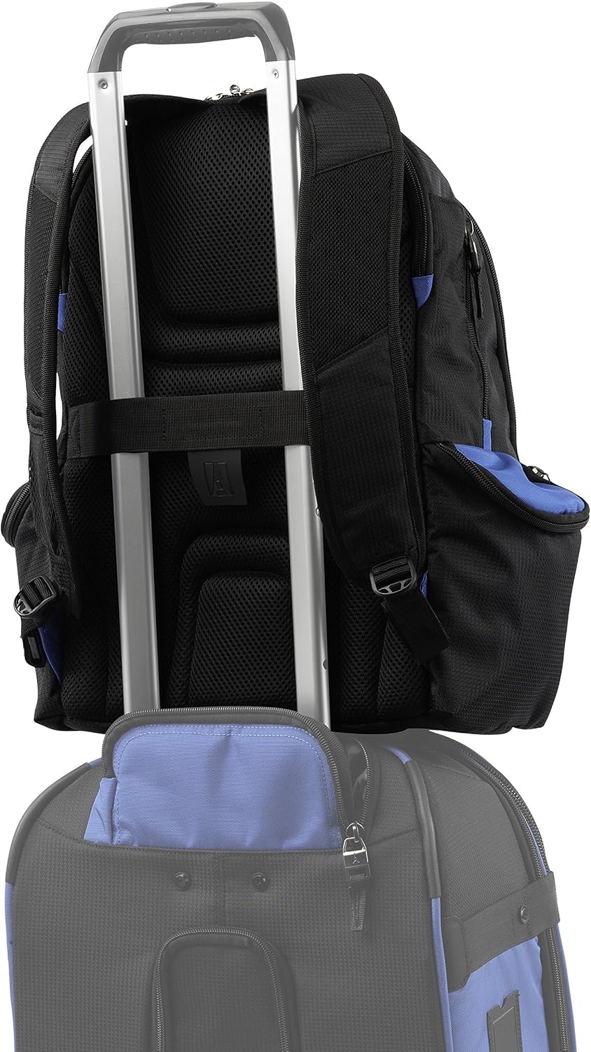 image:imageTravelpro Bold Lightweight Rugged Backpack GreyBlackBlueBlack