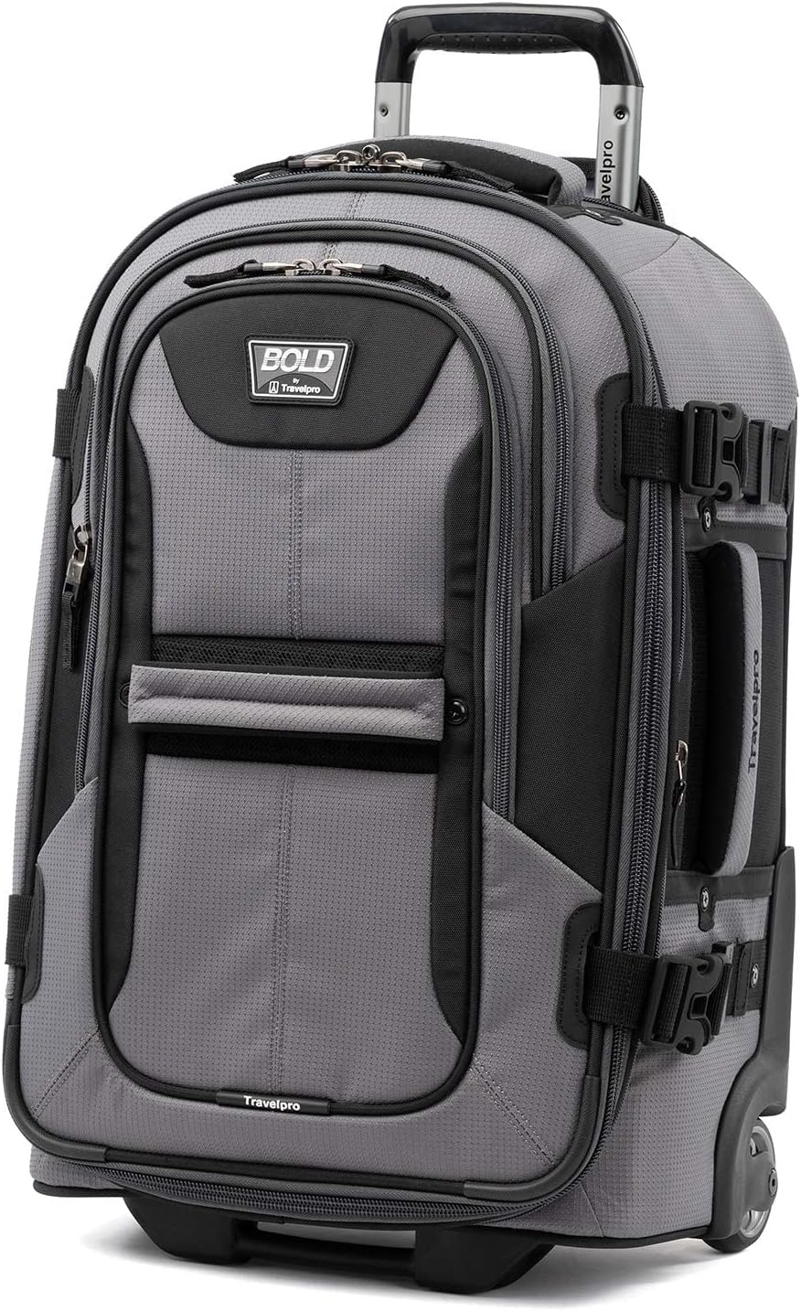 image:imageTravelpro Bold Softside CarryOn Rollaboard GreyBlack 2Piece SetGreyBlack