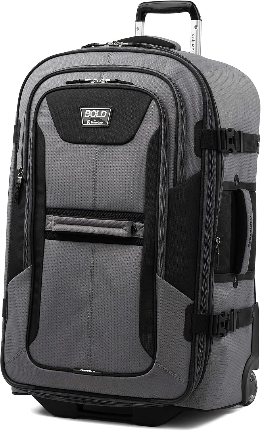 image:imageTravelpro Bold Softside CarryOn Rollaboard GreyBlack 2Piece SetGreyBlack