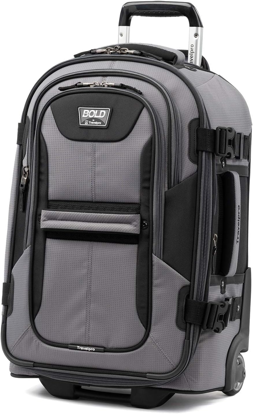 image:imageTravelpro Bold Softside CarryOn Rollaboard GreyBlack 2Piece SetGreyBlack
