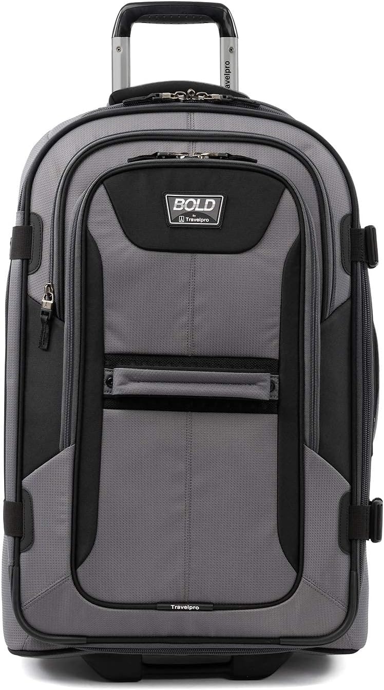 image:imageTravelpro Bold Softside CarryOn Rollaboard GreyBlack 2Piece SetGreyBlack