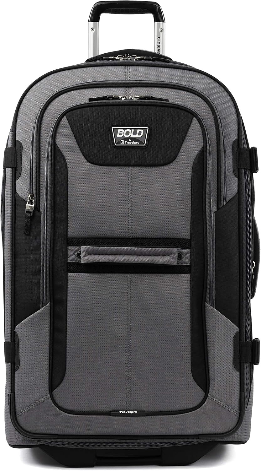 image:imageTravelpro Bold Softside CarryOn Rollaboard GreyBlack 2Piece SetGreyBlack
