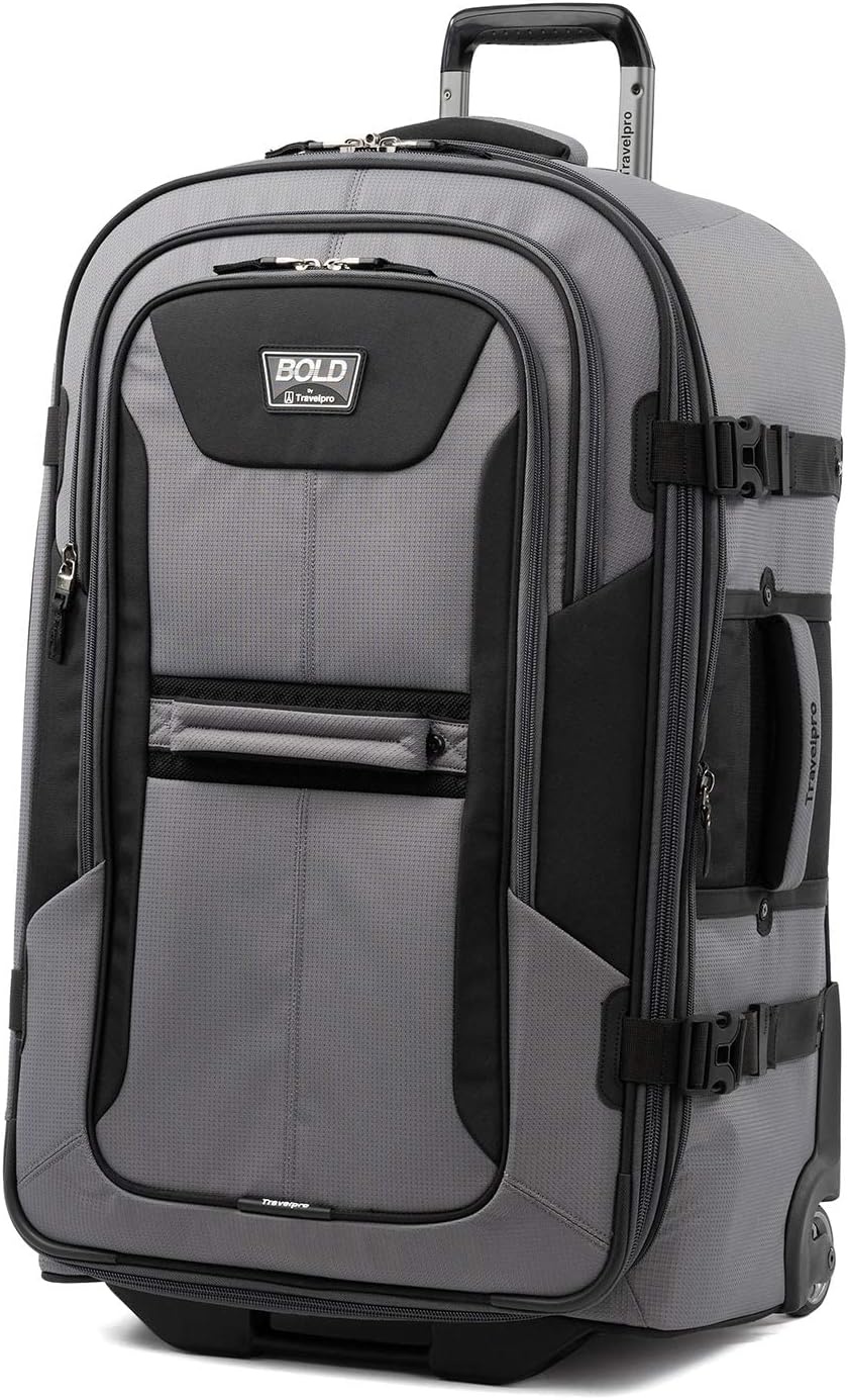 image:imageTravelpro Bold Softside CarryOn Rollaboard GreyBlack 2Piece SetGreyBlack