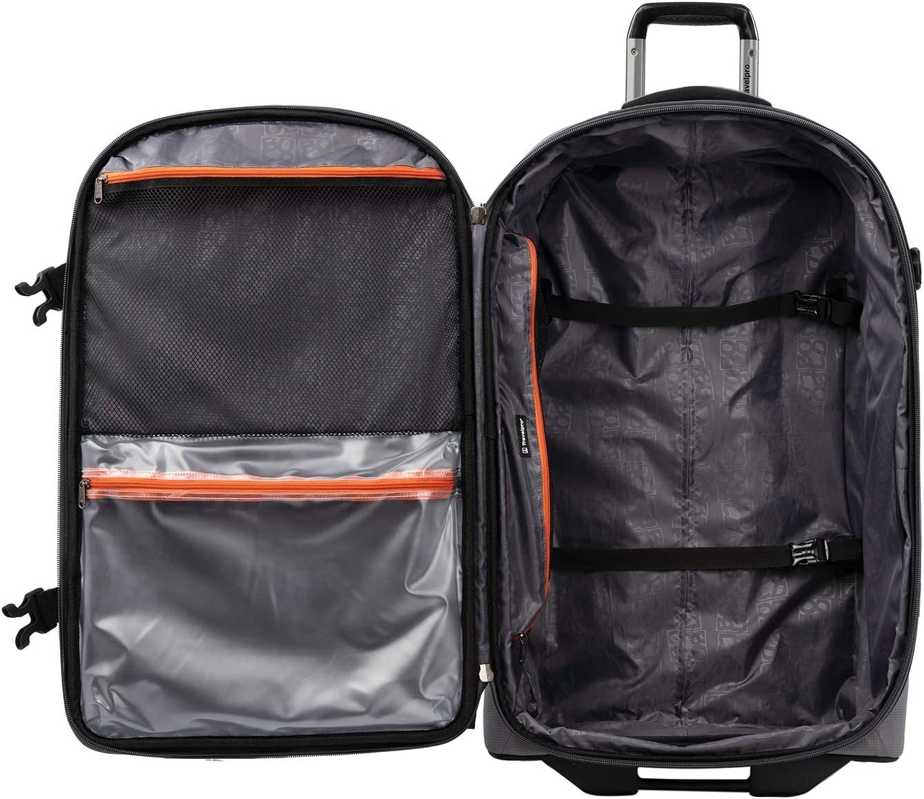 image:imageTravelpro Bold Softside CarryOn Rollaboard GreyBlack 2Piece SetGreyBlack