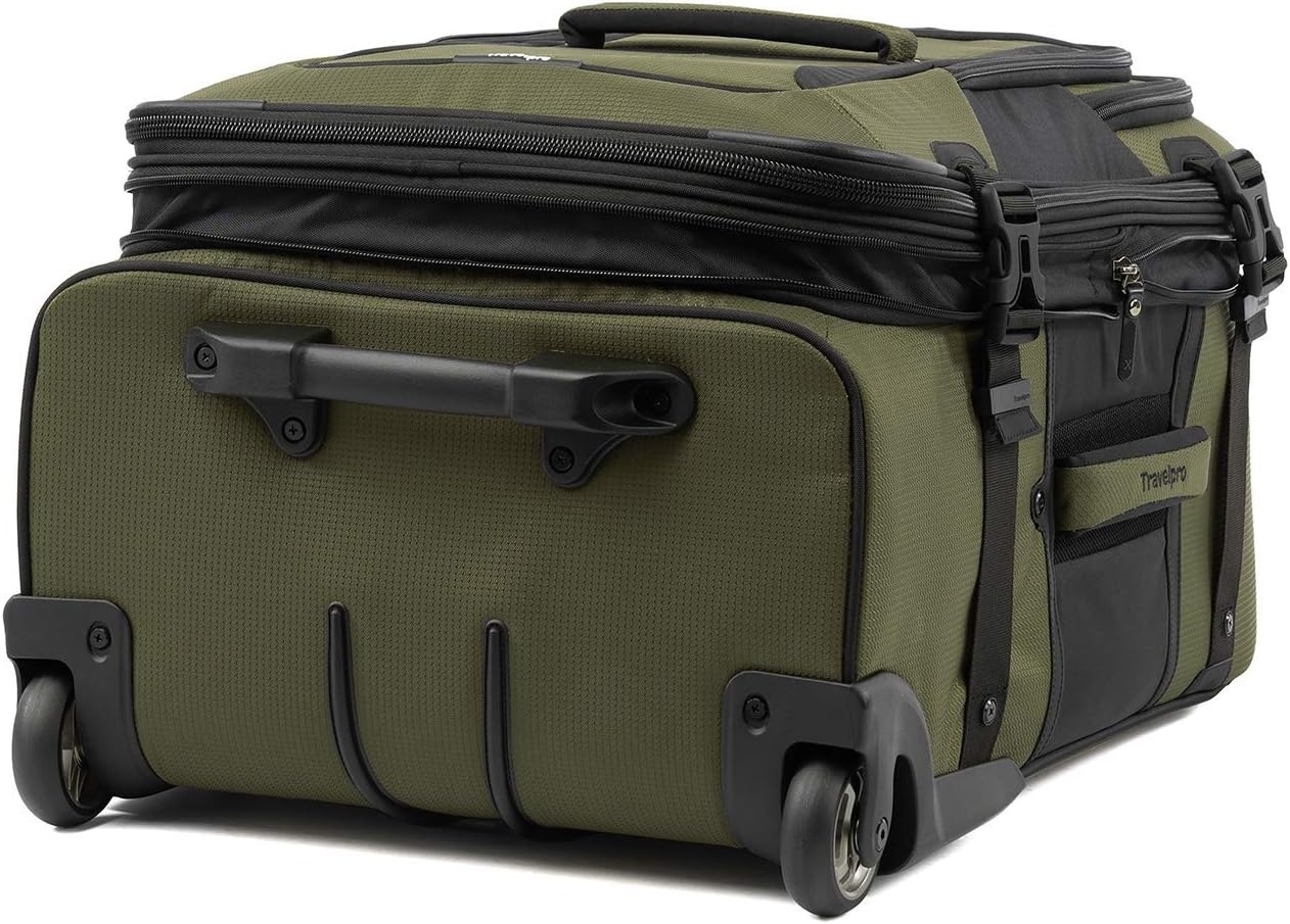 image:imageTravelpro Bold Softside CarryOn Rollaboard GreyBlack 2Piece SetOliveBlack