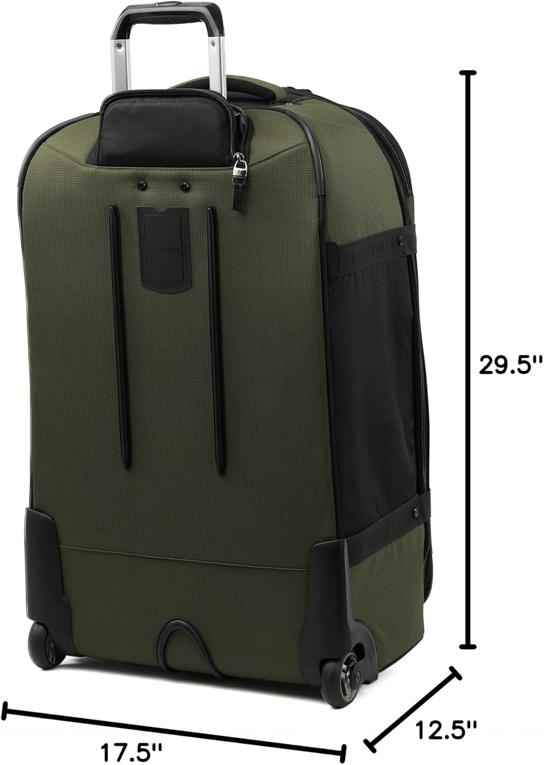 image:imageTravelpro Bold Softside CarryOn Rollaboard GreyBlack 2Piece SetOliveBlack