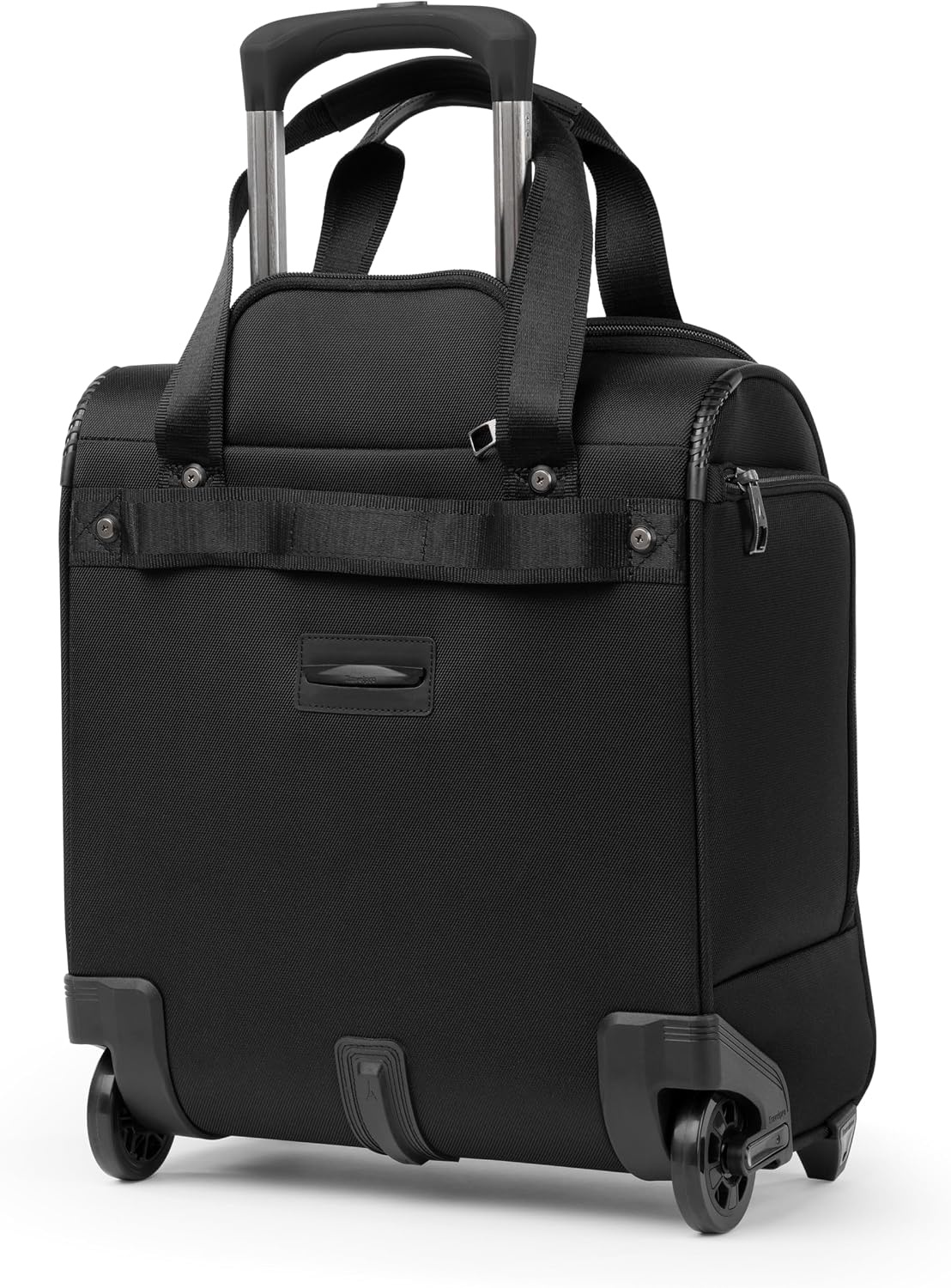 image:imageTravelpro Crew Classic Softside CarryOn Underseat Bag Blue 17Inch Lightweight Rolling Design With 14Laptop amp Tablet Sleeve Personal Item Size Fits Under Airline SeatsBlack