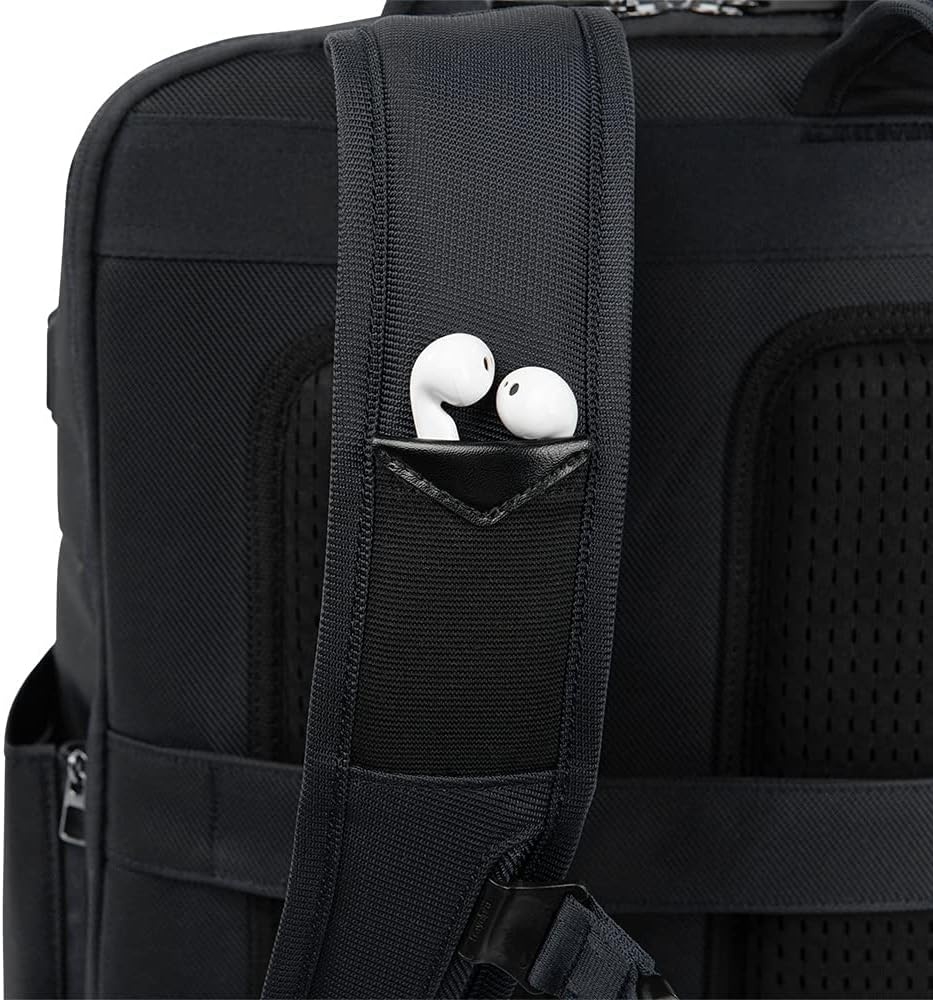 image:imageTravelpro Crew Executive Choice 3 Large Travel Laptop Backpack Blue Fits 156Inch Laptops amp Tablets USBA amp C Ports WaterResistant Nylon Men amp WomenJet Black