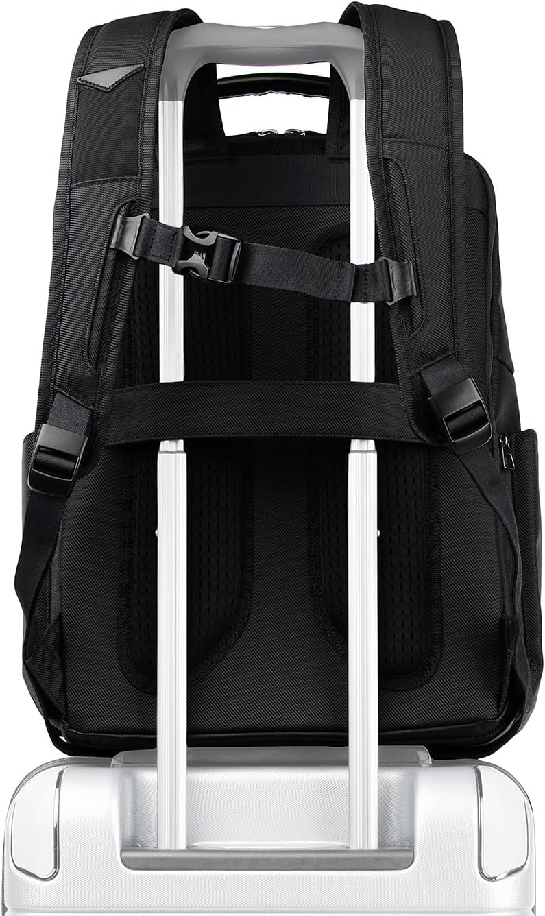 image:imageTravelpro Crew Executive Choice 3 Large Travel Laptop Backpack Blue Fits 156Inch Laptops amp Tablets USBA amp C Ports WaterResistant Nylon Men amp WomenJet Black