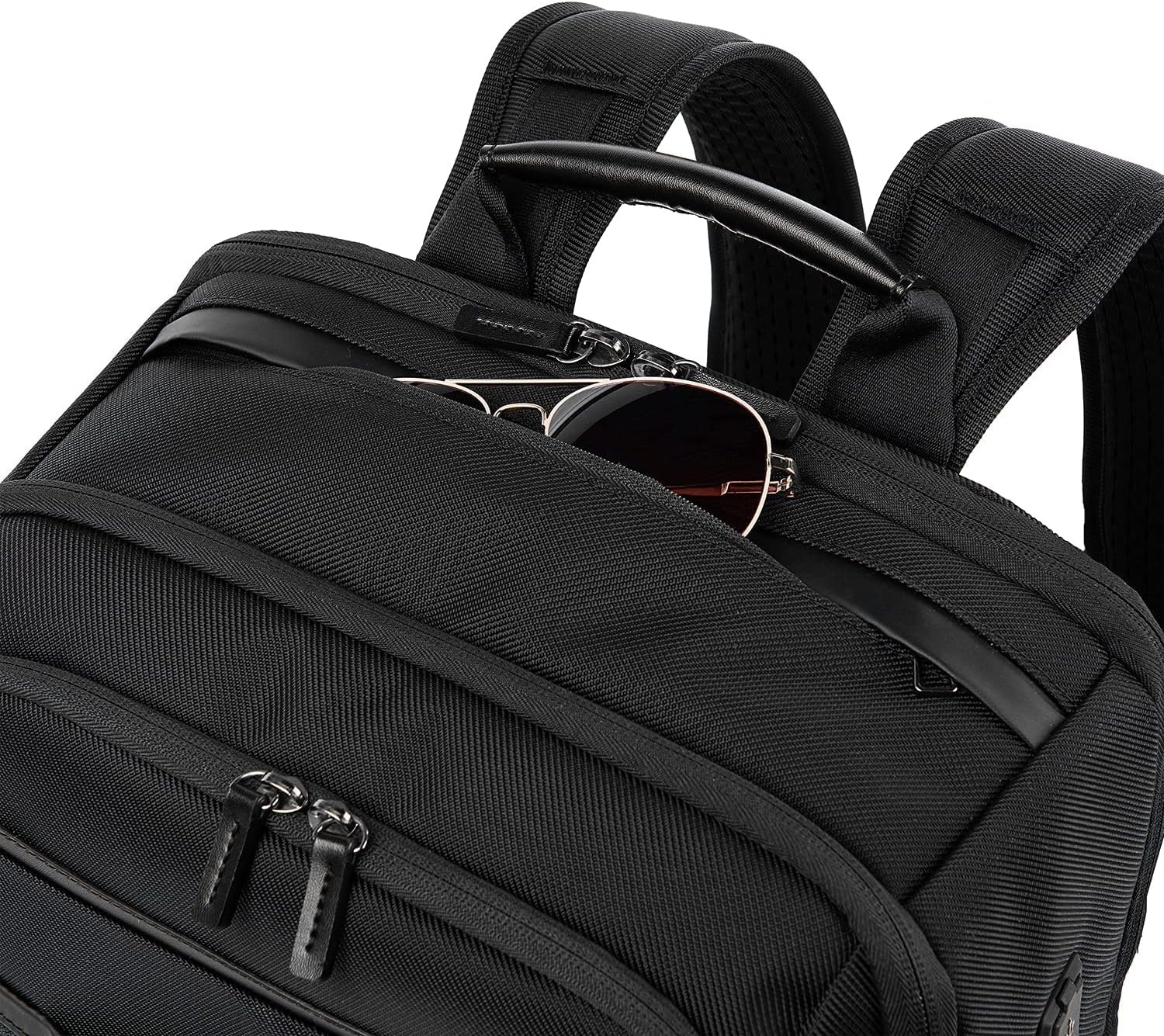image:imageTravelpro Crew Executive Choice 3 Large Travel Laptop Backpack Blue Fits 156Inch Laptops amp Tablets USBA amp C Ports WaterResistant Nylon Men amp WomenJet Black