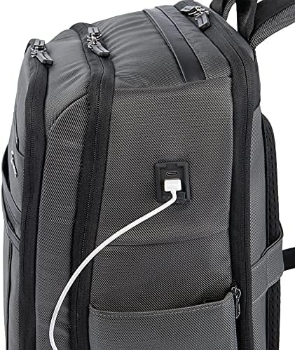 image:imageTravelpro Crew Executive Choice 3 Large Travel Laptop Backpack Blue Fits 156Inch Laptops amp Tablets USBA amp C Ports WaterResistant Nylon Men amp WomenTitanium Grey