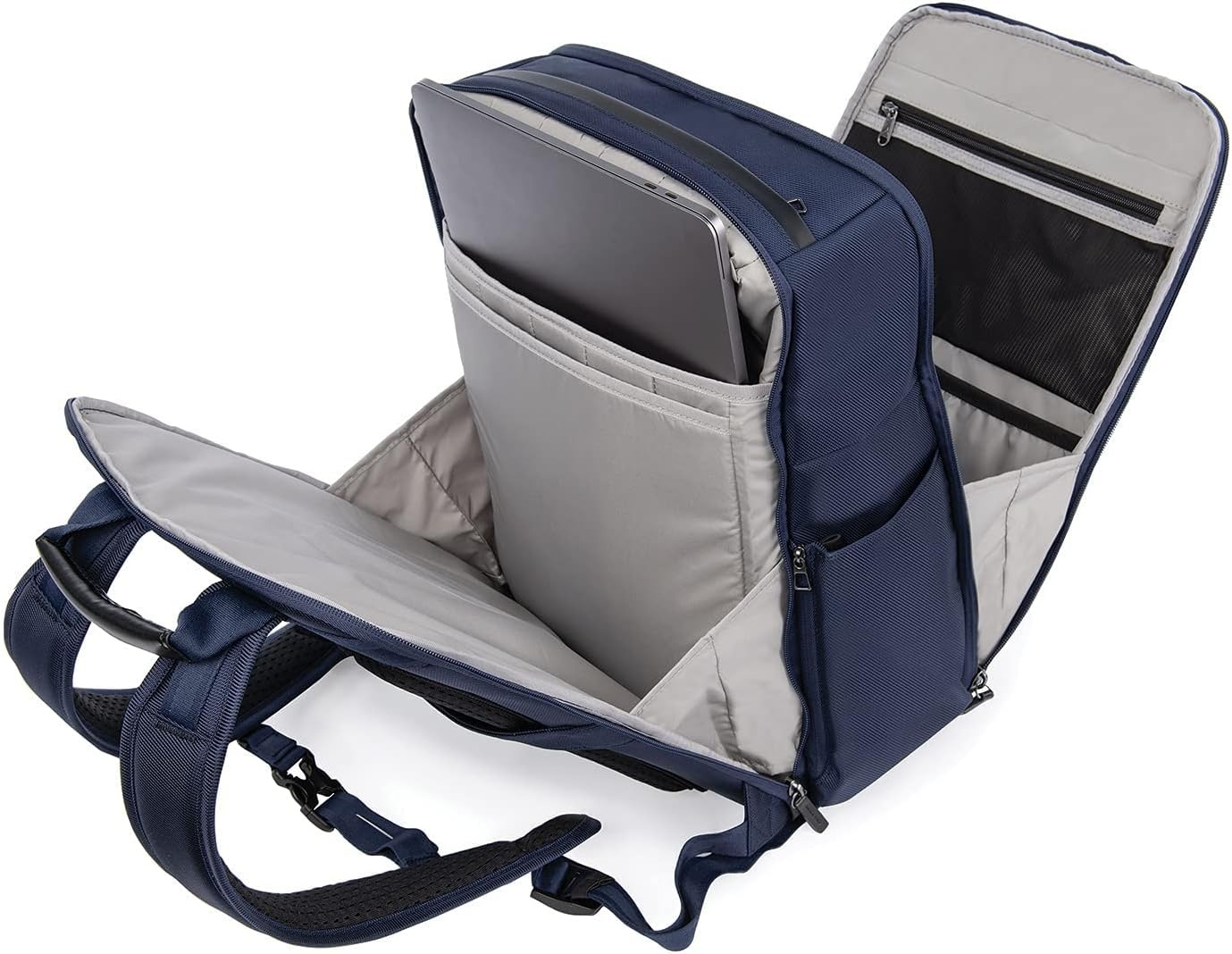 image:imageTravelpro Crew Executive Choice 3 Large Travel Laptop Backpack Blue Fits 156Inch Laptops amp Tablets USBA amp C Ports WaterResistant Nylon Men amp WomenPatriot Blue