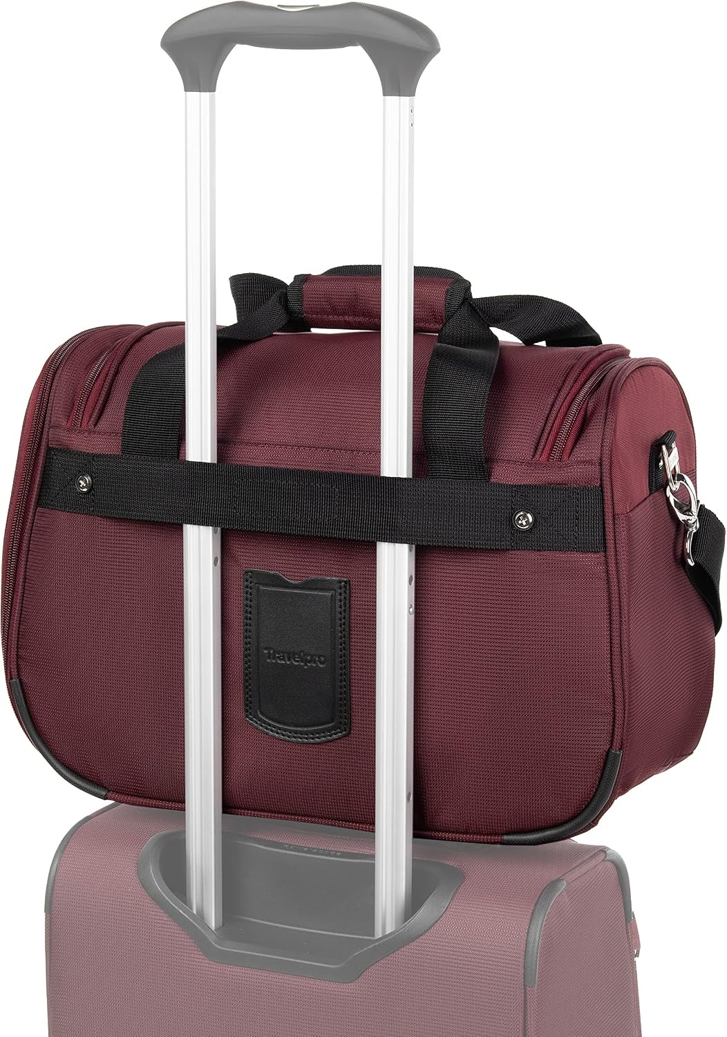 image:imageTravelpro Maxlite 5 Softside 2pc Set Expandable Carry On Luggage with 4 Spinner WheelsSoft Underseat Tote Lightweight Suitcase Men and Women Slate GreenBurgundy