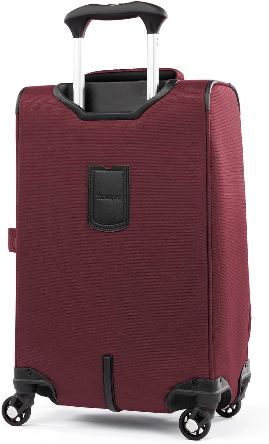 image:imageTravelpro Maxlite 5 Softside 2pc Set Expandable Carry On Luggage with 4 Spinner WheelsSoft Underseat Tote Lightweight Suitcase Men and Women Slate GreenBurgundy