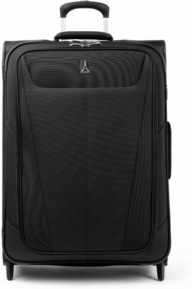 image:imageTravelpro Maxlite 5 Softside CarryOn Luggage Upright Pink 20Inch Expandable 2Wheel Lightweight amp Durable Travel Design for Both Men amp WomenBlack