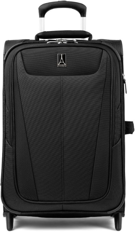 image:imageTravelpro Maxlite 5 Softside CarryOn Luggage Upright Pink 20Inch Expandable 2Wheel Lightweight amp Durable Travel Design for Both Men amp WomenBlack