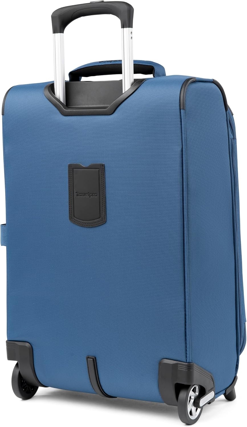 image:imageTravelpro Maxlite 5 Softside CarryOn Luggage Upright Pink 20Inch Expandable 2Wheel Lightweight amp Durable Travel Design for Both Men amp WomenEnsign Blue