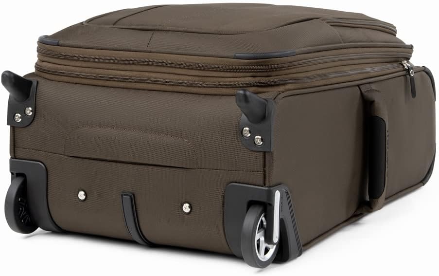 image:imageTravelpro Maxlite 5 Softside CarryOn Luggage Upright Pink 20Inch Expandable 2Wheel Lightweight amp Durable Travel Design for Both Men amp WomenMocha
