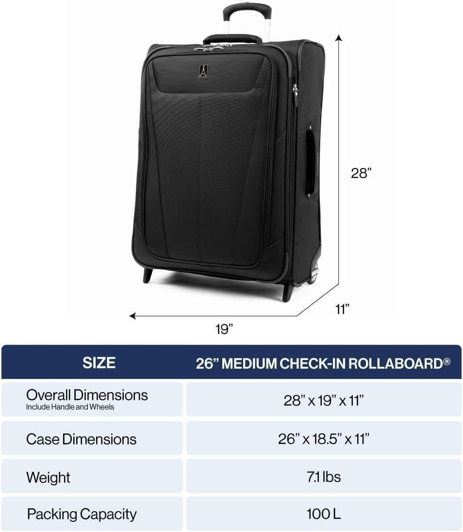 image:imageTravelpro Maxlite 5 Softside CarryOn Luggage Upright Pink 20Inch Expandable 2Wheel Lightweight amp Durable Travel Design for Both Men amp WomenSlate Green