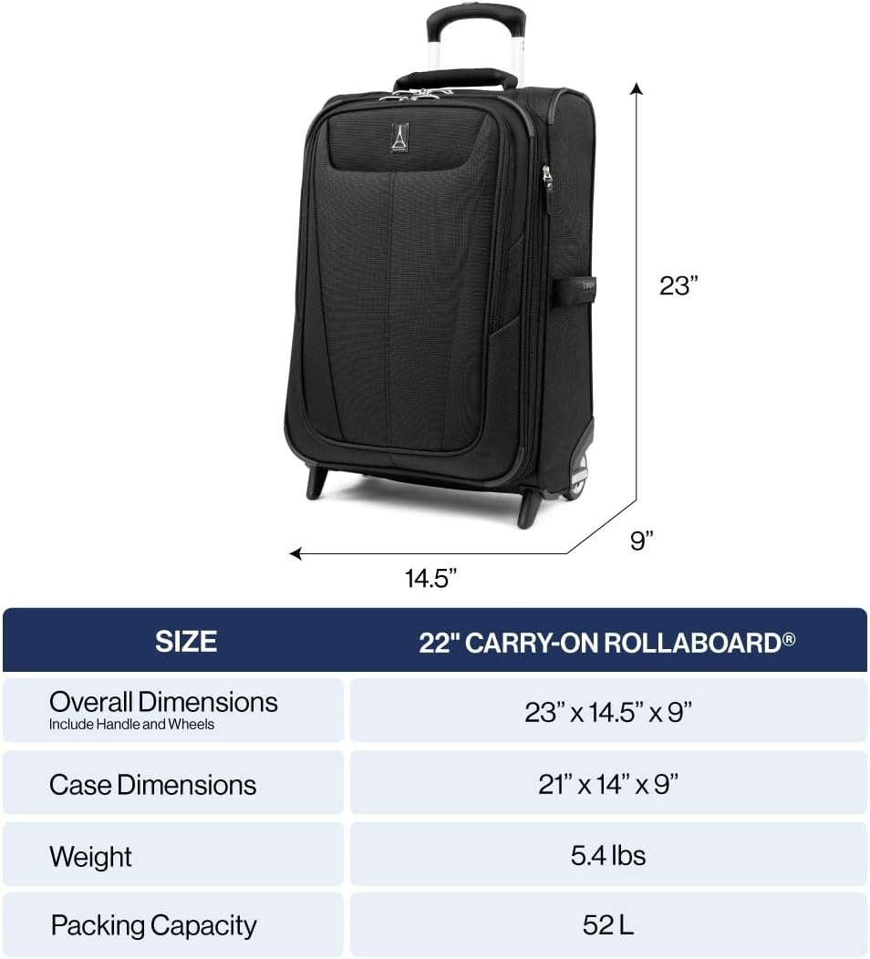 image:imageTravelpro Maxlite 5 Softside CarryOn Luggage Upright Pink 20Inch Expandable 2Wheel Lightweight amp Durable Travel Design for Both Men amp WomenSlate Green
