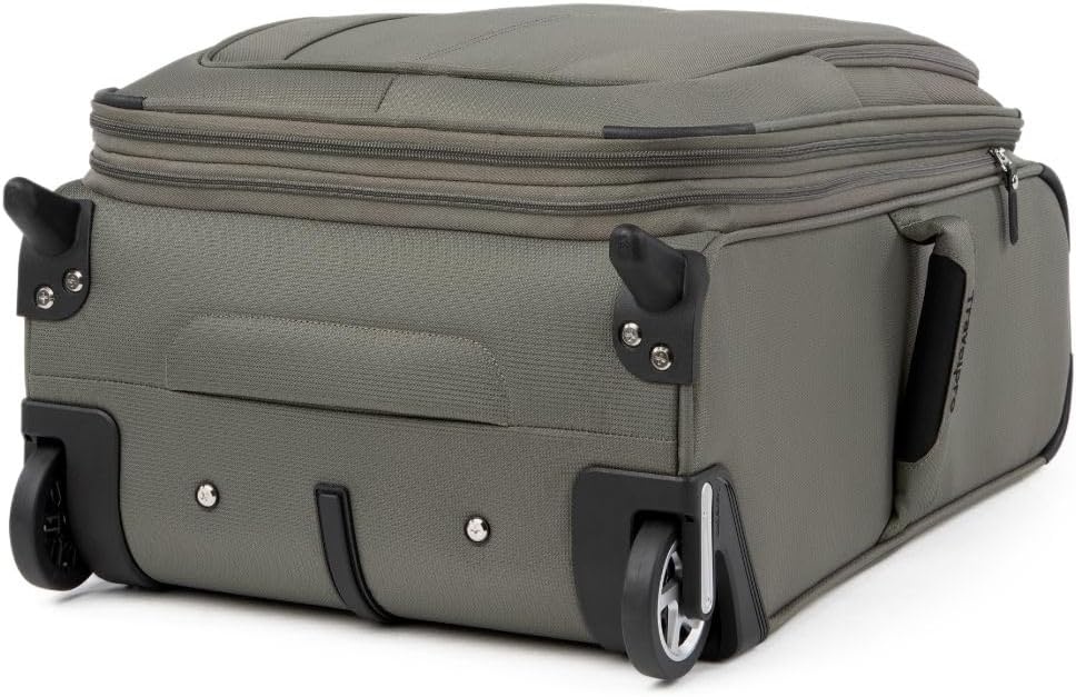 image:imageTravelpro Maxlite 5 Softside CarryOn Luggage Upright Pink 20Inch Expandable 2Wheel Lightweight amp Durable Travel Design for Both Men amp WomenSlate Green