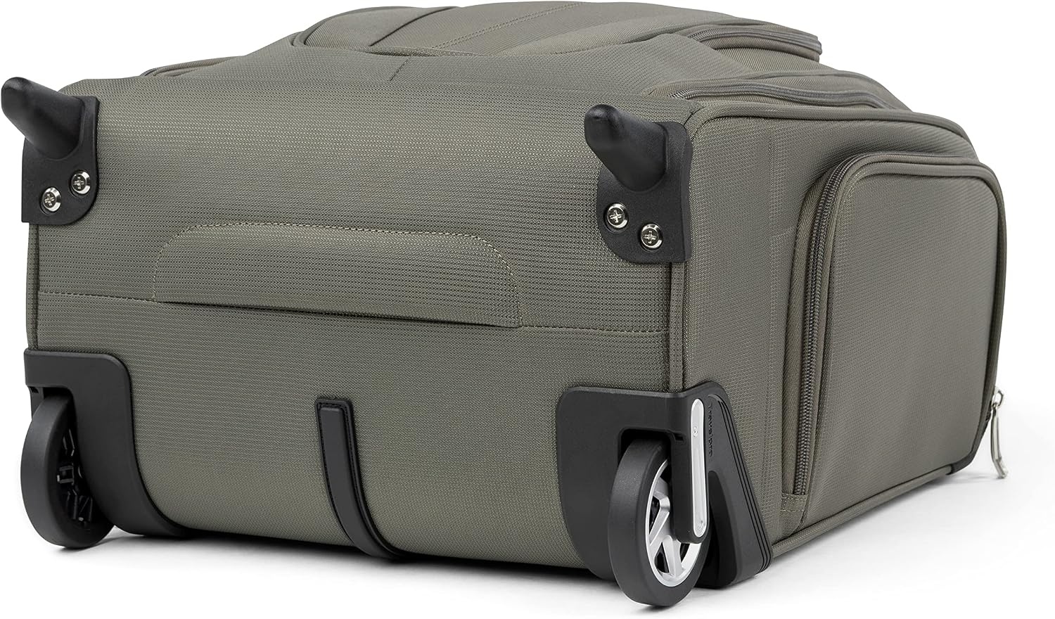 image:imageTravelpro Maxlite 5 Softside CarryOn Underseat Luggage Green 15Inch 2Wheel Rolling Design Personal Item Size Fits Under Airplane Seat Lightweight ConstructionSlate Green
