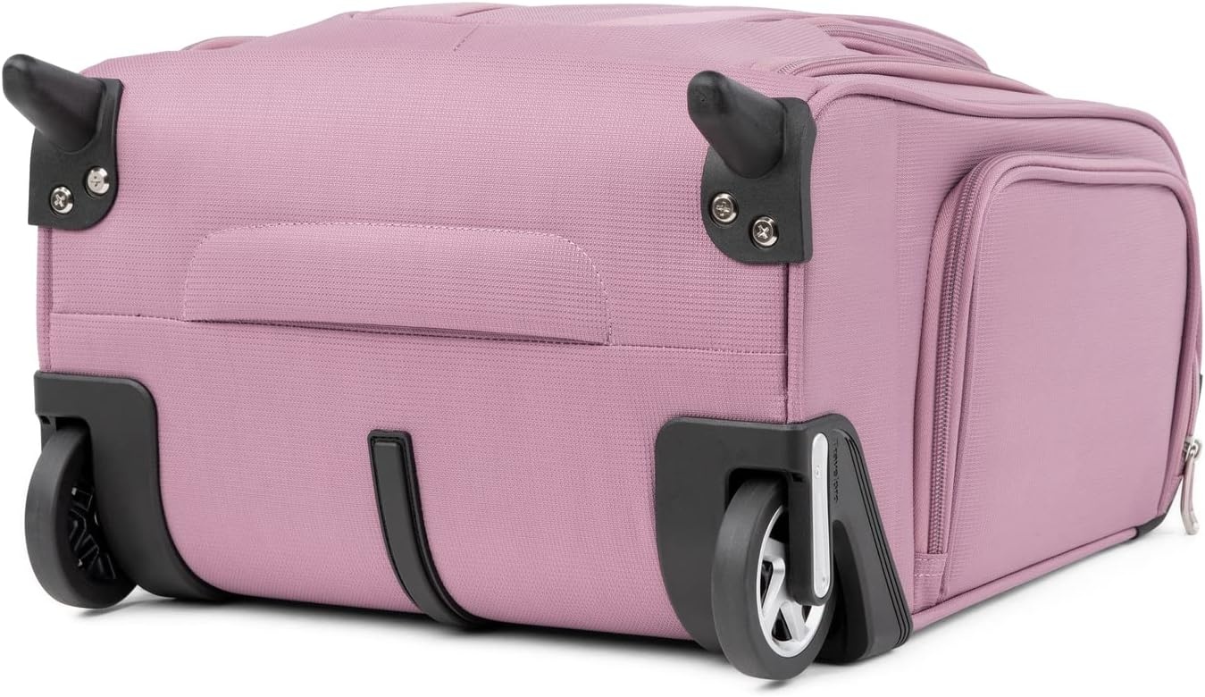 image:imageTravelpro Maxlite 5 Softside CarryOn Underseat Luggage Green 15Inch 2Wheel Rolling Design Personal Item Size Fits Under Airplane Seat Lightweight ConstructionOrchid Pink Purple