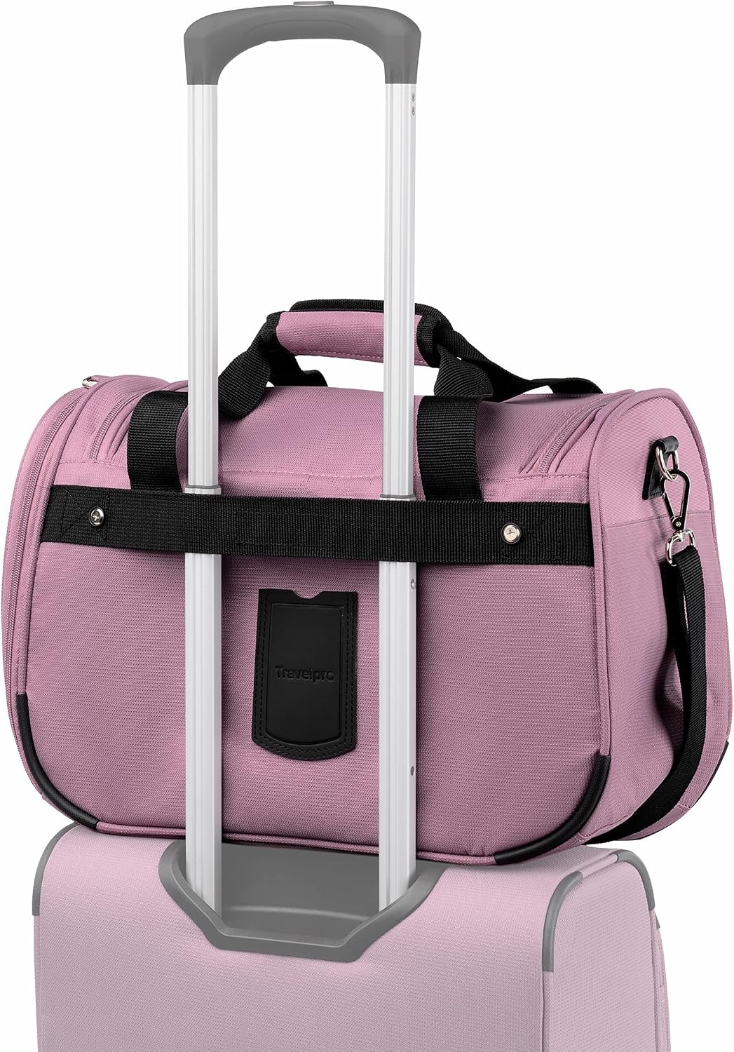 image:imageTravelpro Maxlite 5 Softside Lightweight Underseat CarryOn Travel Tote Overnight Weekender BagTote Orchid