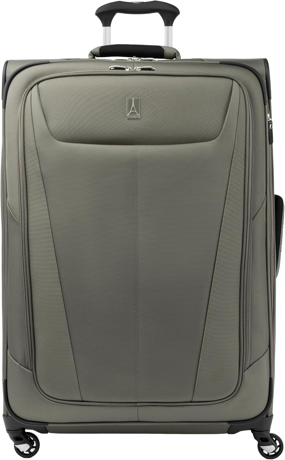 image:imageTravelpro Maxlite 5 Softside Spinner Set Forest 2Piece 2125 Includes CarryOn amp Medium Checked Expandable Luggage With 4 Wheels Lightweight amp Versatile Men amp WomenSlate Green