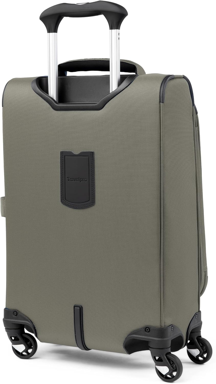 image:imageTravelpro Maxlite 5 Softside Spinner Set Forest 2Piece 2125 Includes CarryOn amp Medium Checked Expandable Luggage With 4 Wheels Lightweight amp Versatile Men amp WomenSlate Green