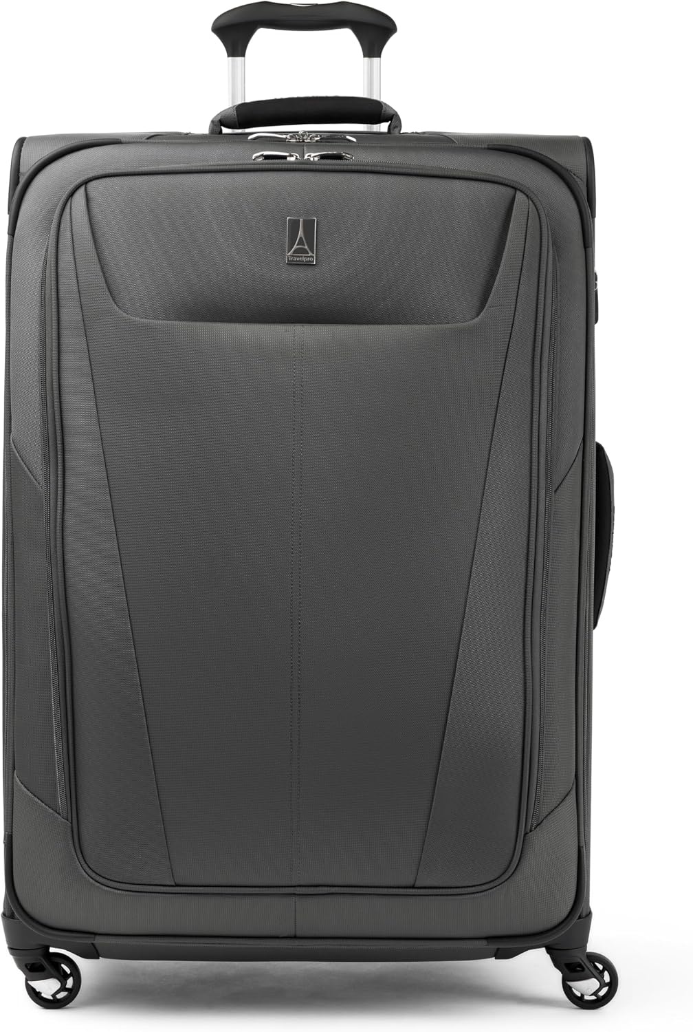 image:imageTravelpro Maxlite 5 Softside Spinner Set Forest 2Piece 2125 Includes CarryOn amp Medium Checked Expandable Luggage With 4 Wheels Lightweight amp Versatile Men amp WomenShadow Grey