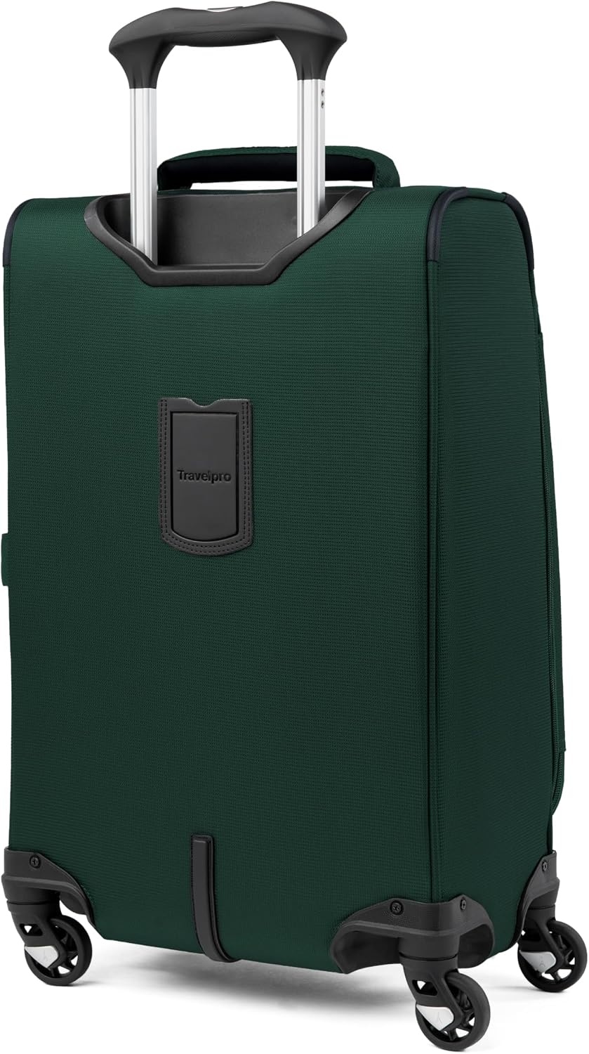 image:imageTravelpro Maxlite 5 Softside Spinner Set Forest 2Piece 2125 Includes CarryOn amp Medium Checked Expandable Luggage With 4 Wheels Lightweight amp Versatile Men amp WomenGreen Forest