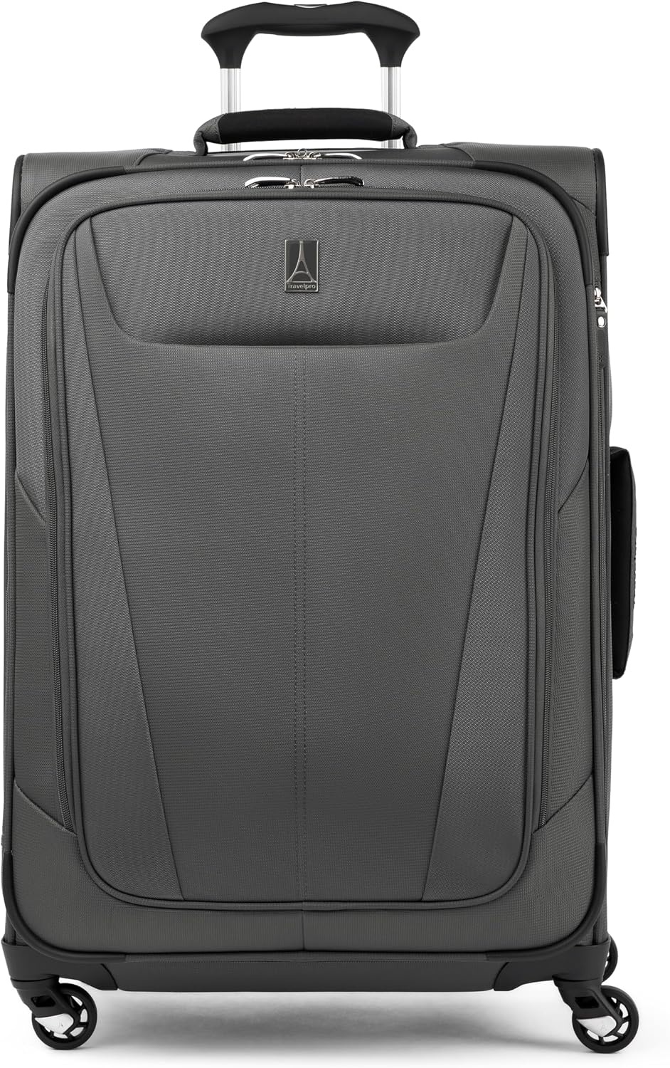 image:imageTravelpro Maxlite 5 Softside Spinner Set Forest 2Piece 2125 Includes CarryOn amp Medium Checked Expandable Luggage With 4 Wheels Lightweight amp Versatile Men amp WomenShadow Grey