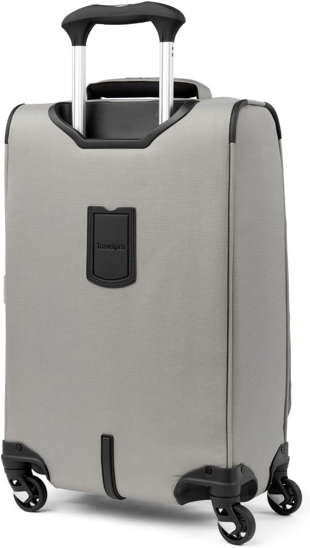 image:imageTravelpro Maxlite 5 Softside Spinner Set Forest 2Piece 2125 Includes CarryOn amp Medium Checked Expandable Luggage With 4 Wheels Lightweight amp Versatile Men amp WomenChampagne