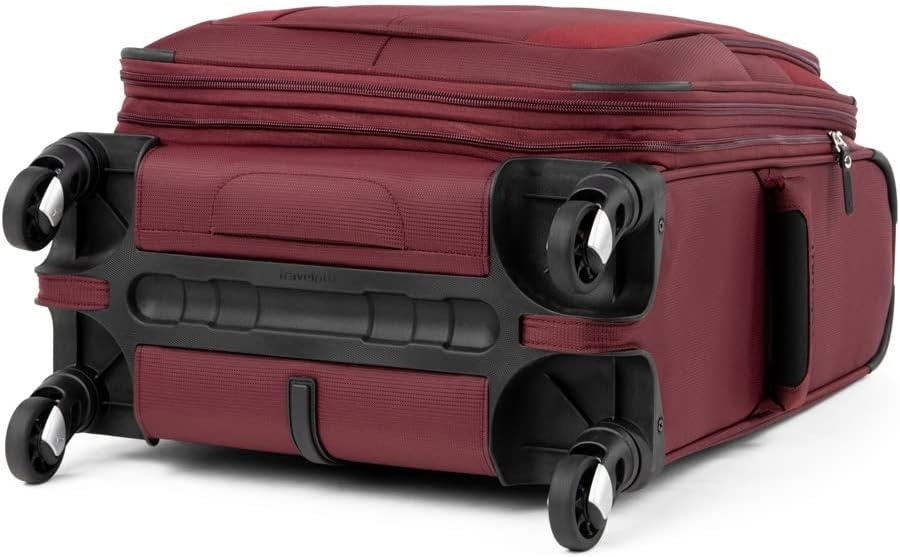 image:imageTravelpro Maxlite 5 Softside Spinner Set Forest 2Piece 2125 Includes CarryOn amp Medium Checked Expandable Luggage With 4 Wheels Lightweight amp Versatile Men amp WomenBurgundy
