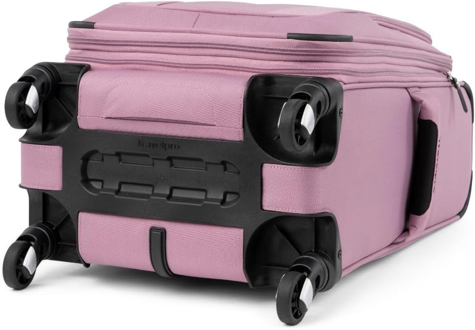 image:imageTravelpro Maxlite 5 Softside Spinner Set Forest 2Piece 2125 Includes CarryOn amp Medium Checked Expandable Luggage With 4 Wheels Lightweight amp Versatile Men amp WomenOrchid Pink Purple