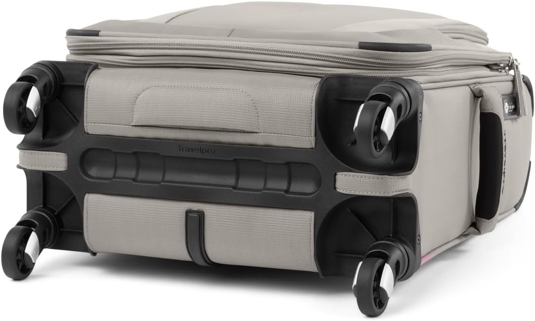 image:imageTravelpro Maxlite 5 Softside Spinner Set Forest 2Piece 2125 Includes CarryOn amp Medium Checked Expandable Luggage With 4 Wheels Lightweight amp Versatile Men amp WomenChampagne