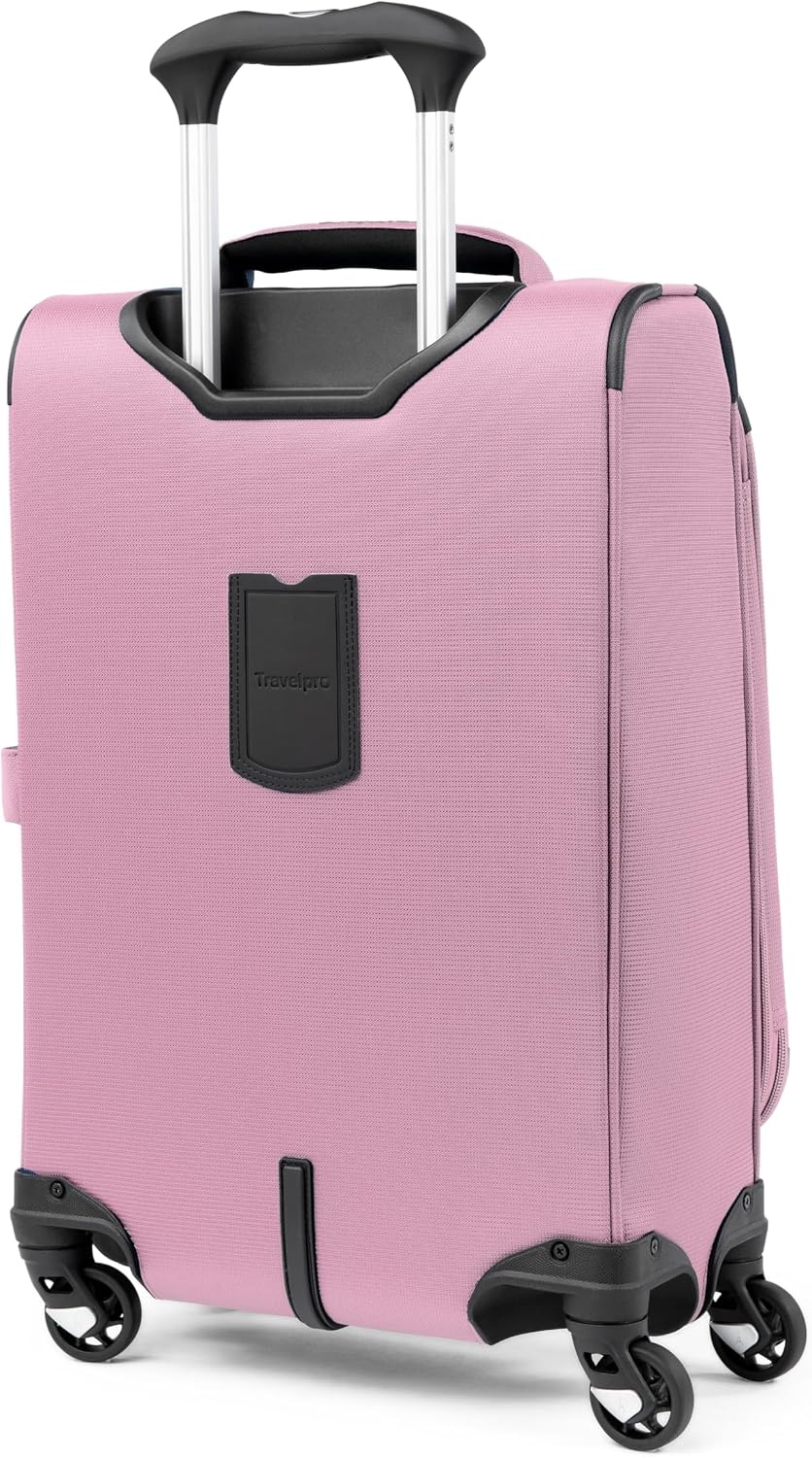 image:imageTravelpro Maxlite 5 Softside Spinner Set Forest 2Piece 2125 Includes CarryOn amp Medium Checked Expandable Luggage With 4 Wheels Lightweight amp Versatile Men amp WomenOrchid Pink Purple