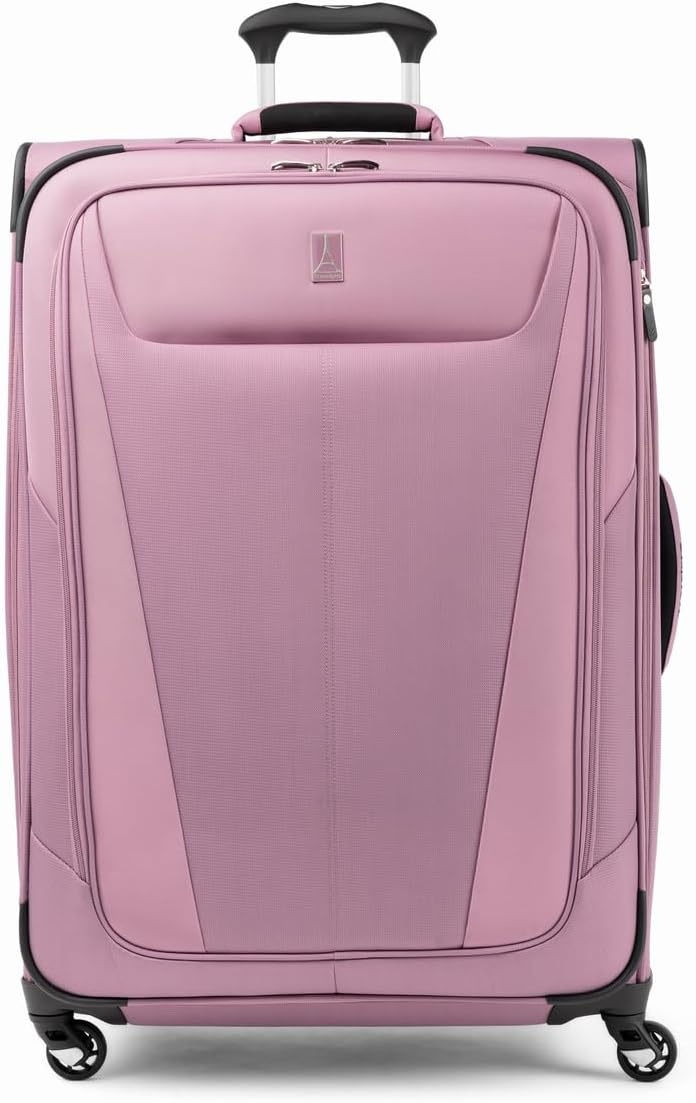 image:imageTravelpro Maxlite 5 Softside Spinner Set Forest 2Piece 2125 Includes CarryOn amp Medium Checked Expandable Luggage With 4 Wheels Lightweight amp Versatile Men amp WomenOrchid Pink Purple