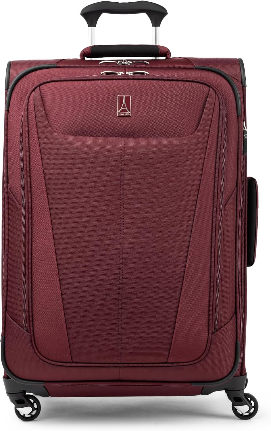image:imageTravelpro Maxlite 5 Softside Spinner Set Forest 2Piece 2125 Includes CarryOn amp Medium Checked Expandable Luggage With 4 Wheels Lightweight amp Versatile Men amp WomenBurgundy