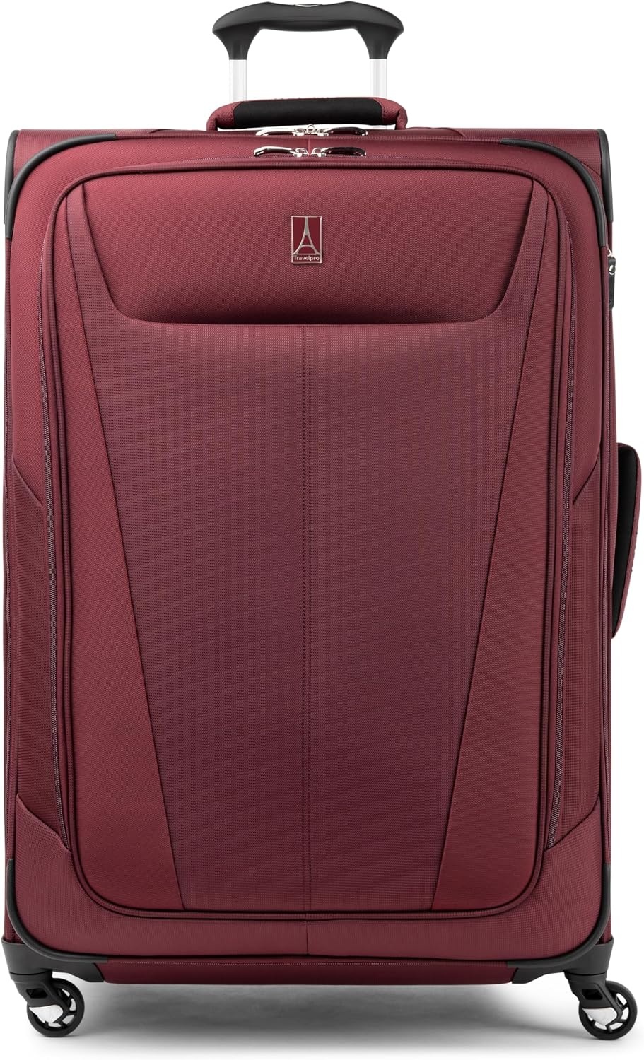 image:imageTravelpro Maxlite 5 Softside Spinner Set Forest 2Piece 2125 Includes CarryOn amp Medium Checked Expandable Luggage With 4 Wheels Lightweight amp Versatile Men amp WomenBurgundy