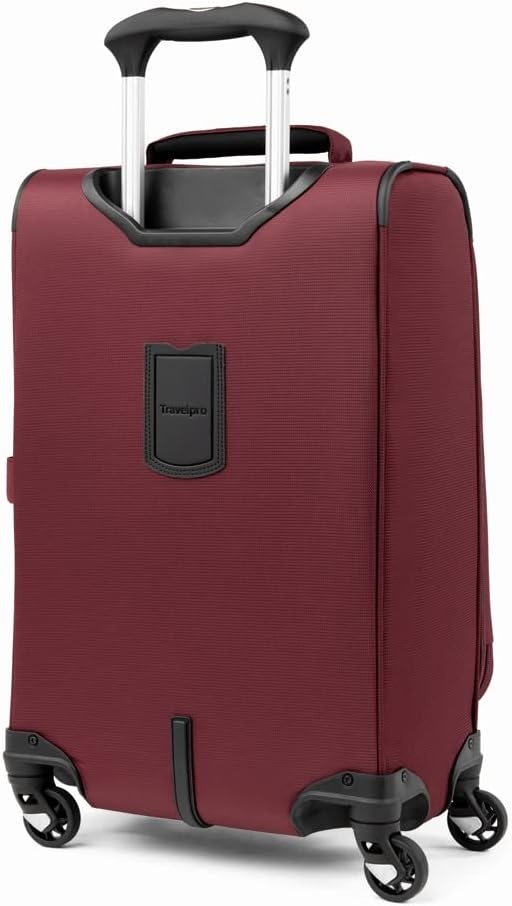 image:imageTravelpro Maxlite 5 Softside Spinner Set Forest 2Piece 2125 Includes CarryOn amp Medium Checked Expandable Luggage With 4 Wheels Lightweight amp Versatile Men amp WomenBurgundy
