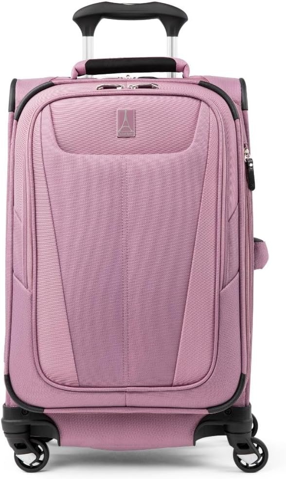 image:imageTravelpro Maxlite 5 Softside Spinner Set Forest 2Piece 2125 Includes CarryOn amp Medium Checked Expandable Luggage With 4 Wheels Lightweight amp Versatile Men amp WomenOrchid Pink Purple