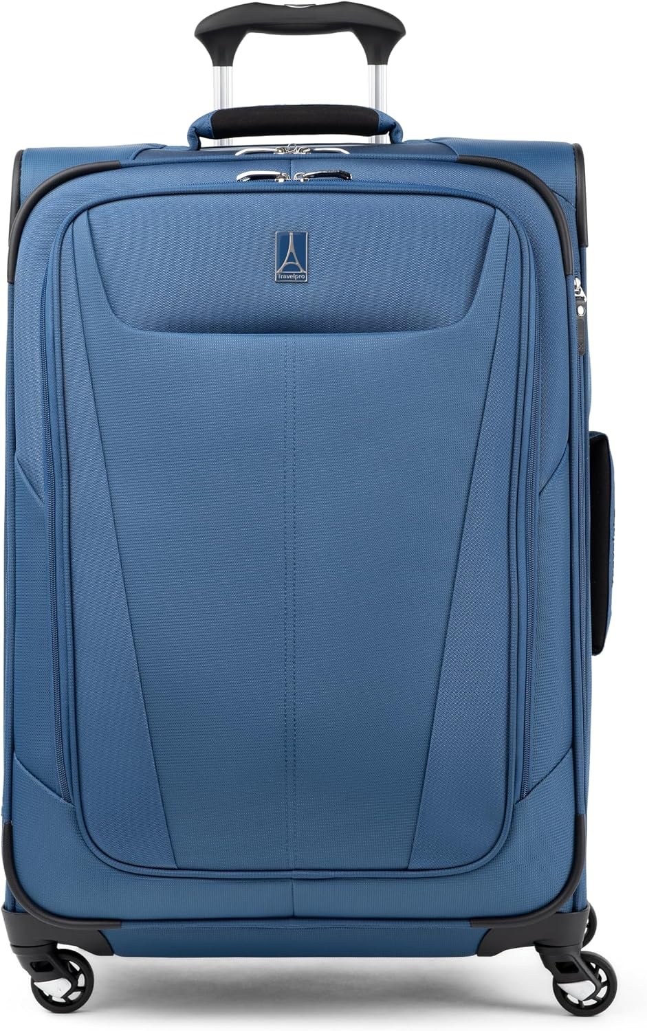 image:imageTravelpro Maxlite 5 Softside Spinner Set Forest 2Piece 2125 Includes CarryOn amp Medium Checked Expandable Luggage With 4 Wheels Lightweight amp Versatile Men amp WomenEnsign Blue
