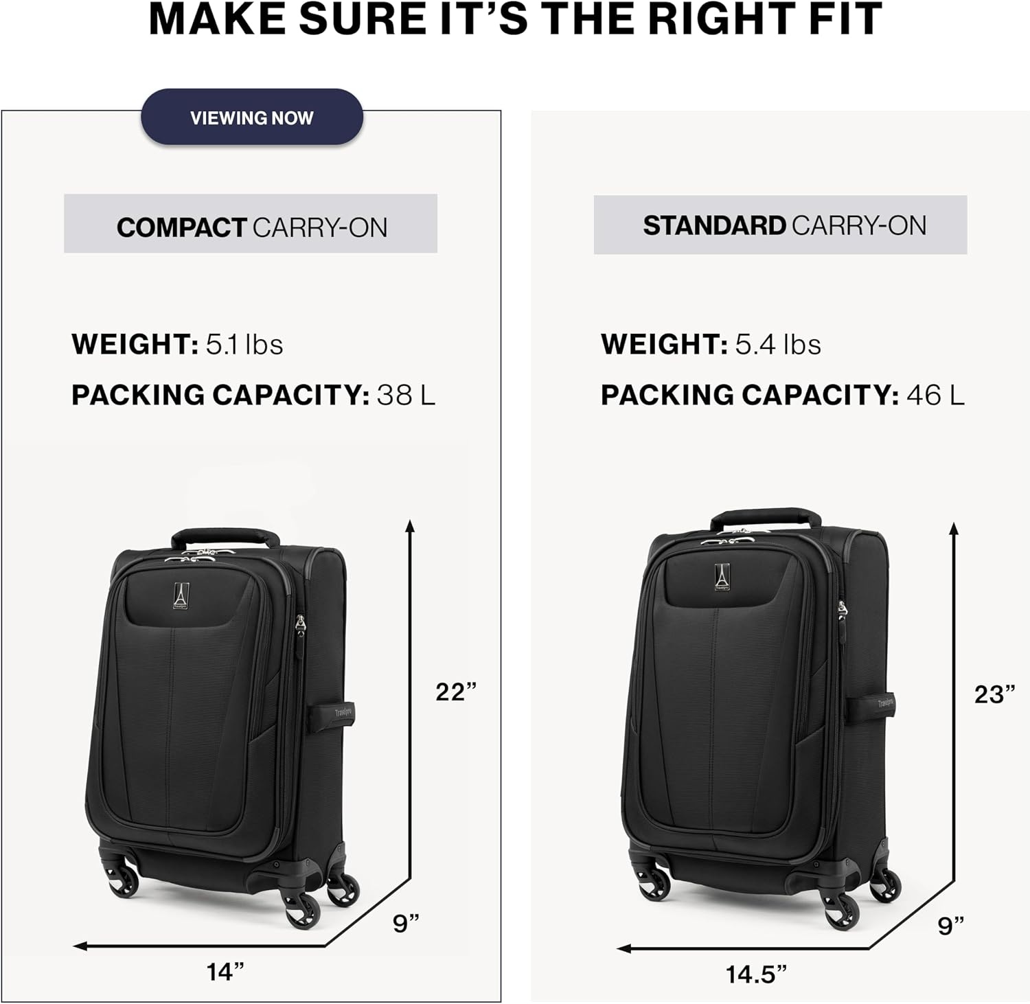 image:imageTravelpro Maxlite 5 Softside Spinner Set Forest 2Piece 2125 Includes CarryOn amp Medium Checked Expandable Luggage With 4 Wheels Lightweight amp Versatile Men amp WomenShadow Grey