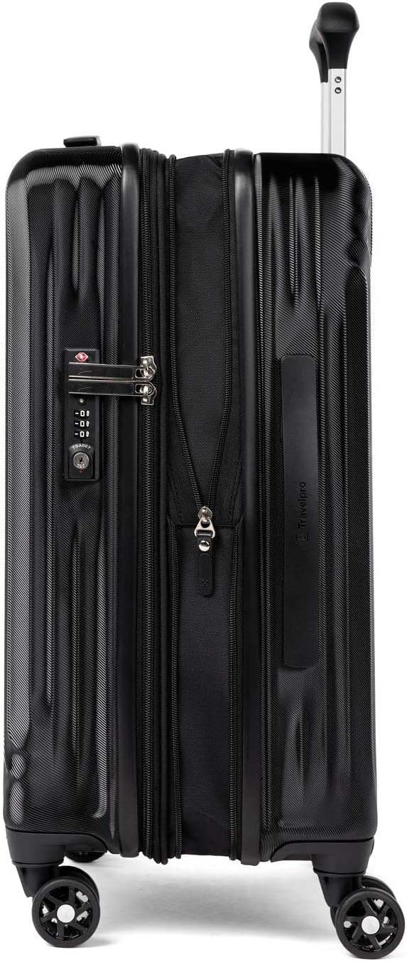 image:imageTravelpro Maxlite Air Cabernet Hardside Checked Luggage 28Inch Lightweight Polycarbonate Hard Shell With 8 Spinner Wheels Expandable Design amp AirlineFriendly SizingBlack