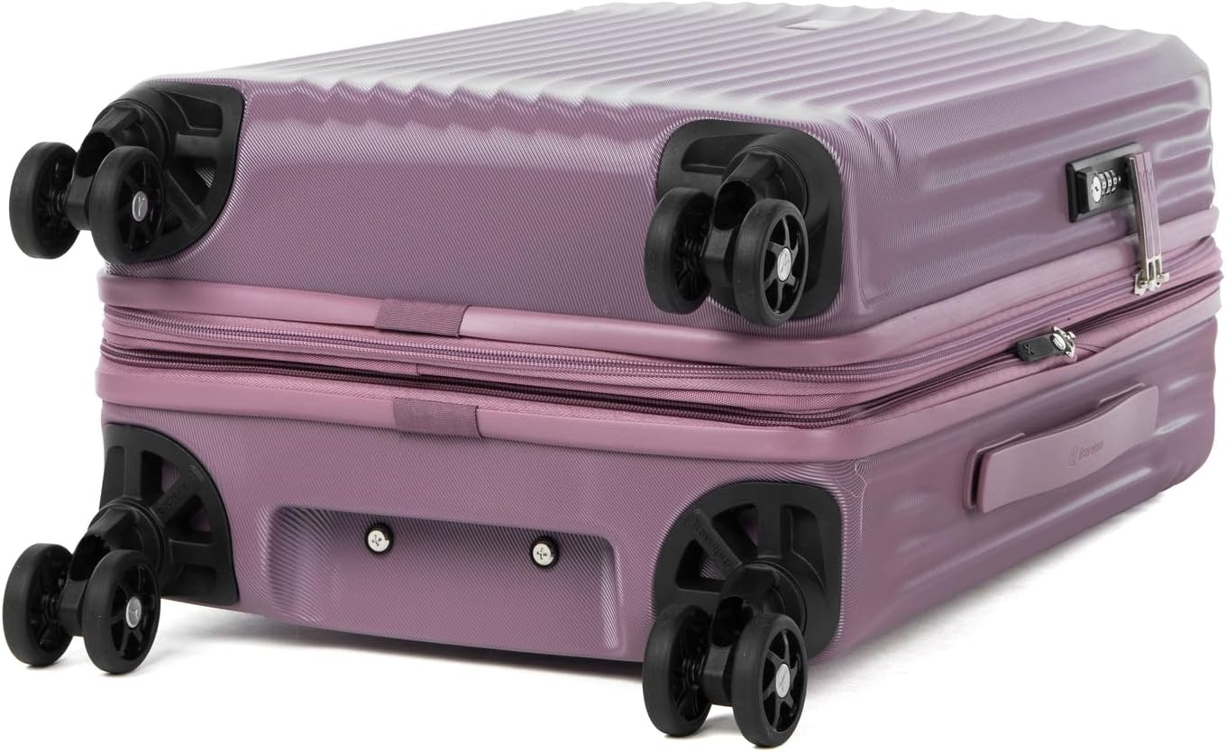 image:imageTravelpro Maxlite Air Cabernet Hardside Checked Luggage 28Inch Lightweight Polycarbonate Hard Shell With 8 Spinner Wheels Expandable Design amp AirlineFriendly SizingOrchid Pink Purple